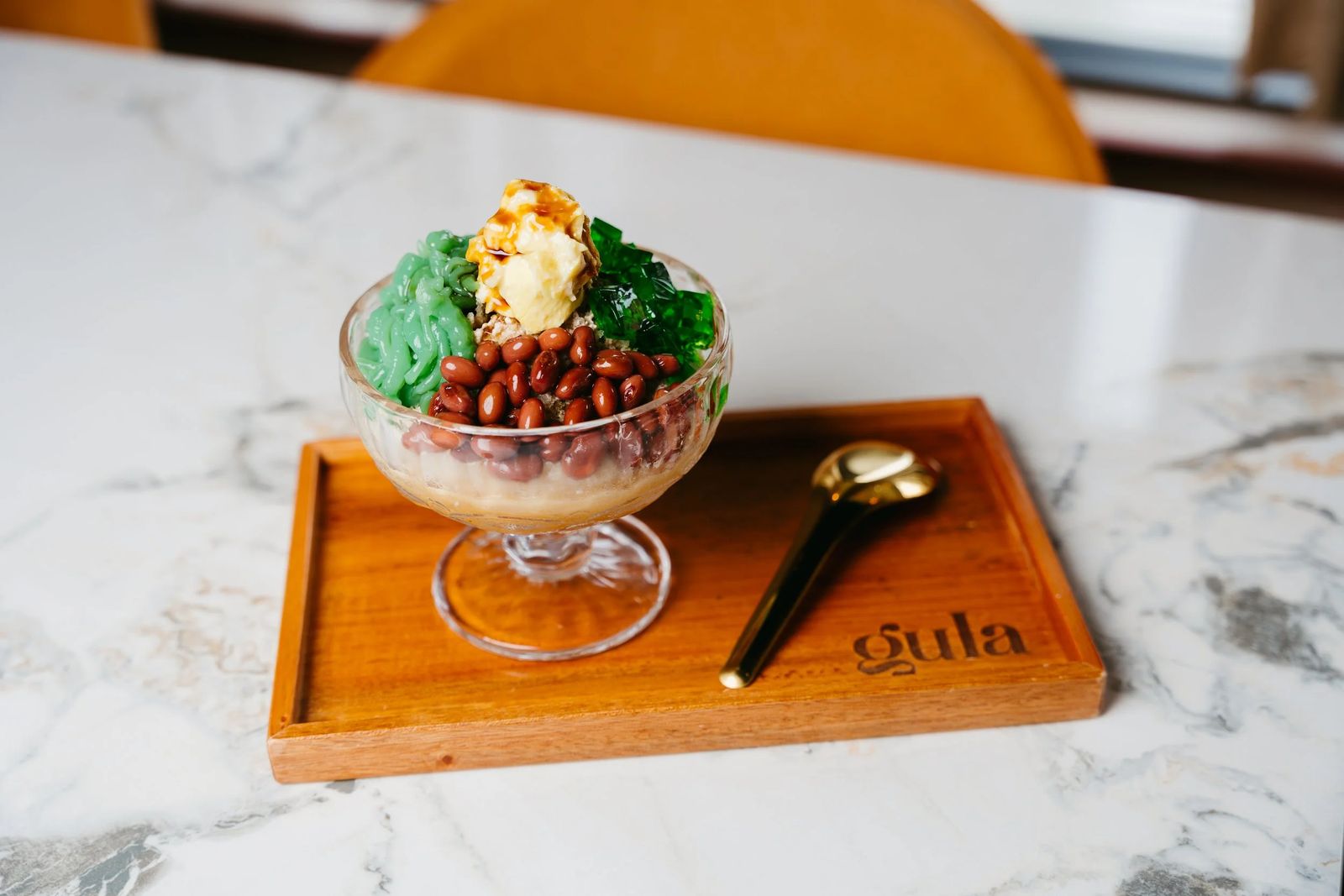 A Gula dish styled for the menu